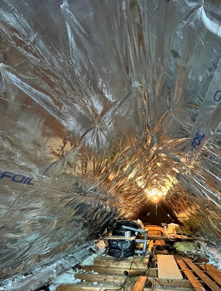 Superfoil Loft Insulation by East Anglian Spray Foam Removal