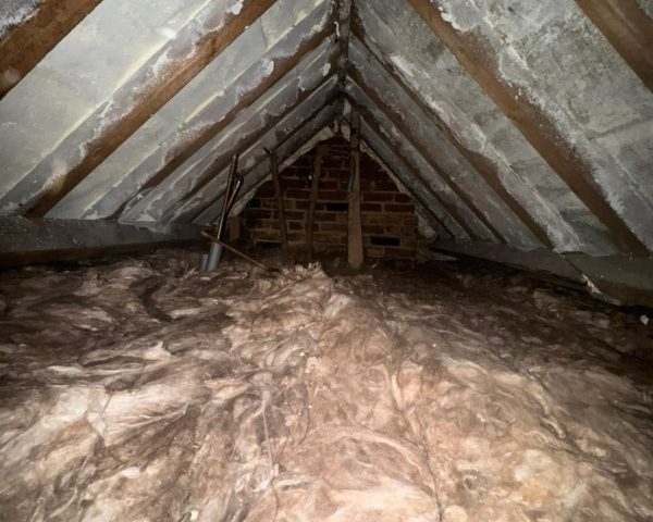 after spray foam insulation removal results